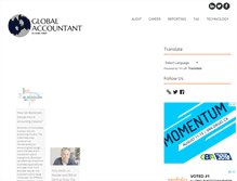Tablet Screenshot of globalaccountantweb.com